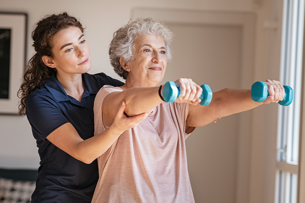 Blijf langdurig vitaal met geriatrie-oefentherapie